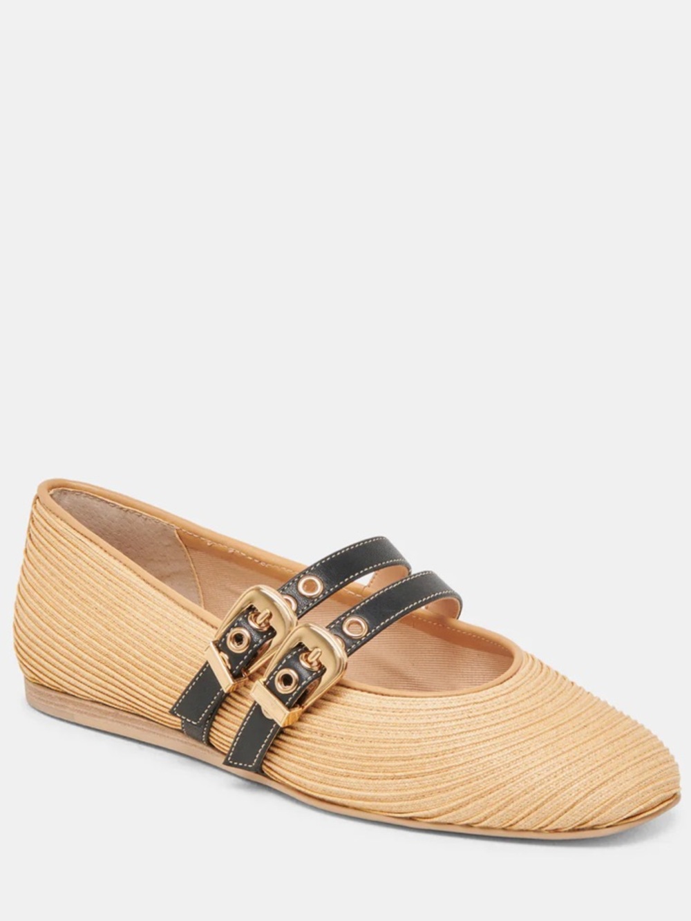 Dolce Vita Flats Baylee Ballet Flats Natural Raffia Sz 9.5 - Picture 8 of 14
